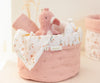 Monddoekje Little Dutch Blooming Safari Roze 3st
