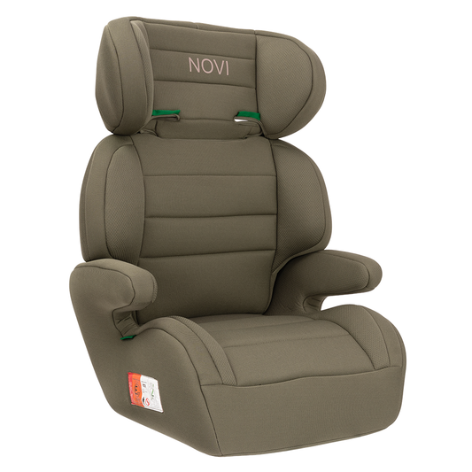 Autostoel Novi Charly Premium i-Size Gordel Taupe