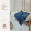 Badcape Meyco Basic Badstof Indigo