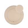 Boxkleed Rond Nanami Knitlook/Bamboo Naturel