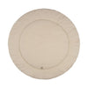 Boxkleed Rond Nanami Knitlook/Bamboo Naturel