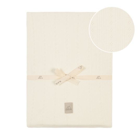 Hoeslaken Ledikant Nanami 60x120 Ajour Tricot