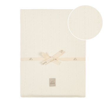 Hoeslaken Ledikant Nanami 60x120 Ajour Tricot