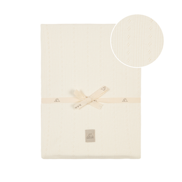 Hoeslaken Wieg Nanami 40x80/90 Ajour Tricot