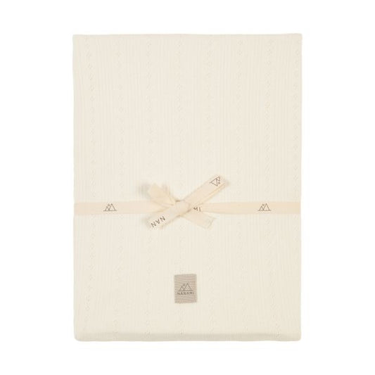 Hoeslaken Wieg Nanami 40x80/90 Ajour Tricot