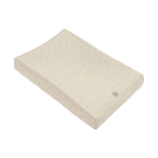 Waskussenhoes Nanami Hydrofiel Heart Beige Earth