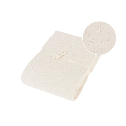 Laken Ledikant Nanami Embroidery Naturel 100x135