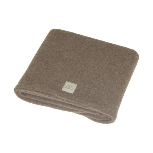 Deken Ledikant Nanami Merino Wol Bruin 100x150