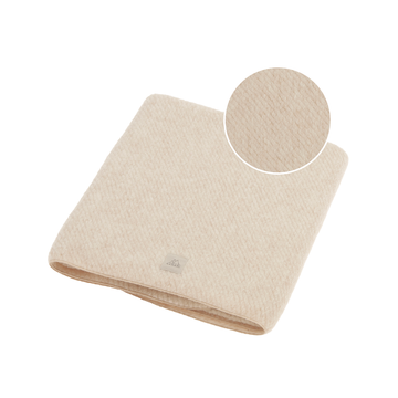 Deken Ledikant Nanami Wol Relief Beige 100x150