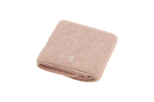 Deken Ledikant Nanami Wol Pink Melange 100x150