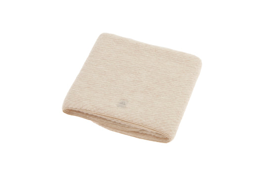 Deken Wieg Nanami Wol Relief Beige 75x100