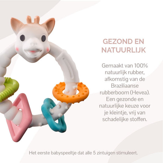 Bijtring Sophie de Giraf So Pure Colo Rings