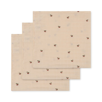 Multidoek Hydrofiel Konges Slojd Cherry 3-pack