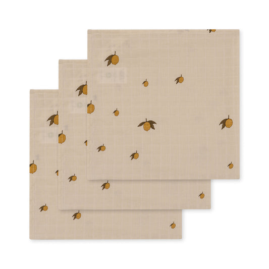 Multidoek Hydrofiel Konges Slojd Lemon 3-pack