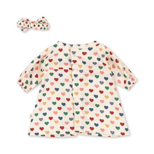 Poppenkleding set Konges Slojd Coeur Colaré