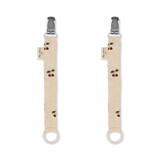 Speenkoord Konges Slojd Cherry 2-pack