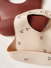 Slabber Konges Slojd Silicone Cherry/Mocca 2-pack