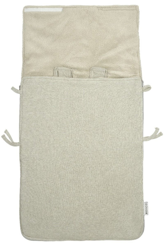 Voetenzak Autostoel Meyco Knit Basic Sand Melange