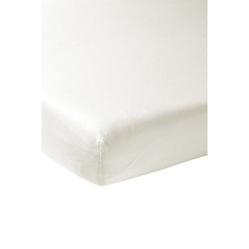 Hoeslaken  Meyco Boxmatras Jersey Offwhite