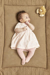 Boxkleed Meyco Romantic Flower Taupe