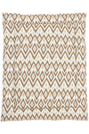 Boxkleed Meyco Geweven Ikat Sand/Toffee