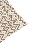 Boxkleed Meyco Geweven Ikat Sand/Toffee
