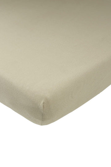 Hoeslaken Wieg Meyco Jersey Taupe 40x80