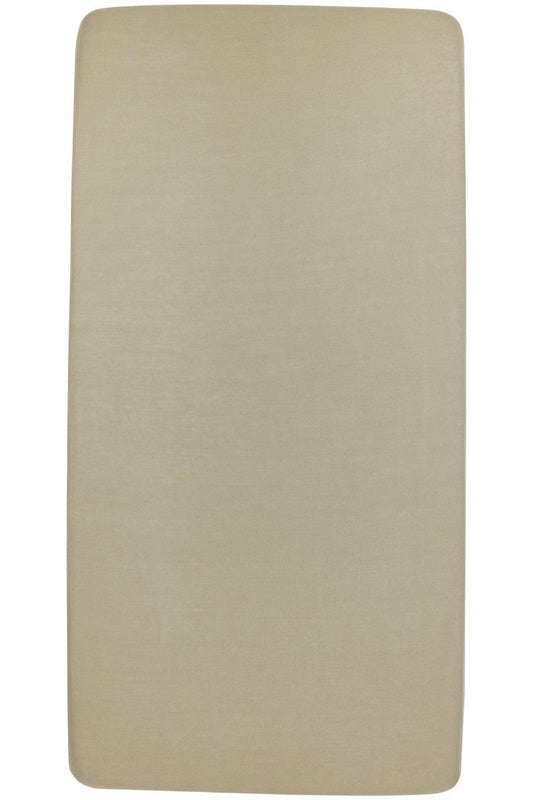 Hoeslaken Wieg Meyco Jersey Taupe 40x80