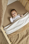 Hoeslaken Wieg Meyco Jersey Taupe 40x80