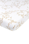 Hoeslaken Wieg Meyco Jersey Branches Sand 40x80
