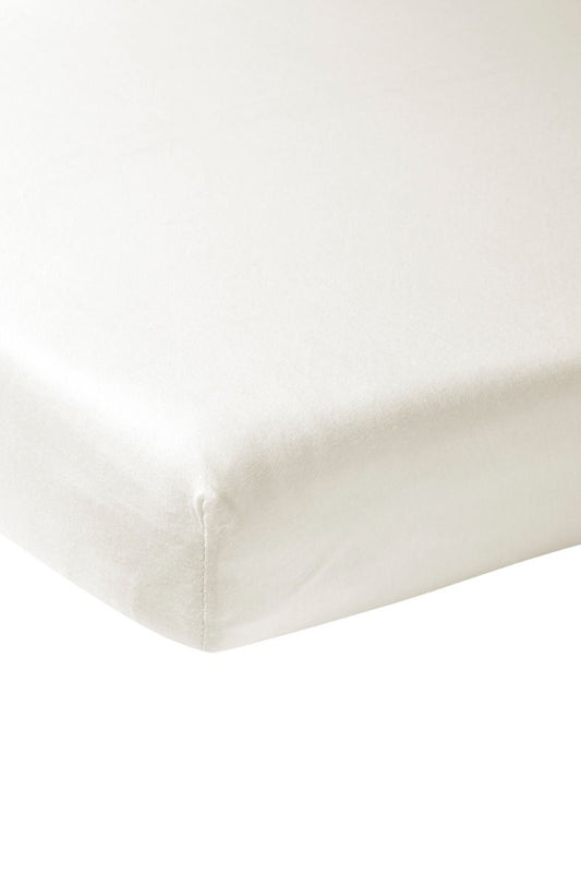 Hoeslaken Co-sleeper Meyco Jersey Off White 50x90