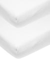 Hoeslaken Ledikant Meyco Molton Stretch 60x120 Wit