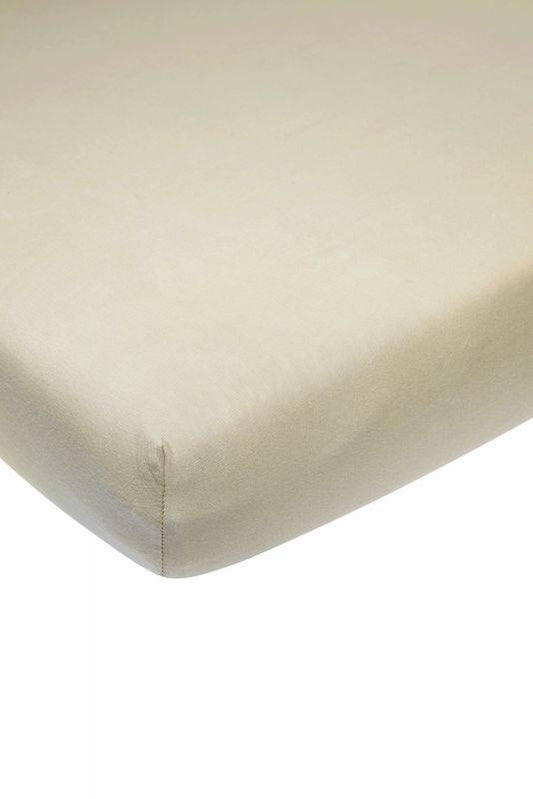 Hoeslaken Co-sleeper Meyco Sand 2-pack 50x90