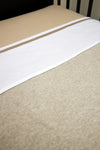 Hoeslaken Co-sleeper Meyco Sand 2-pack 50x90