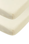 Hoeslaken Ledikant Meyco Nature 2-pack 60x120