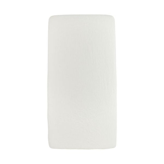 Hoeslaken Ledikant Meyco Pre-Washed 60x120 Offwhite
