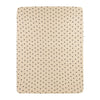 Hoeslaken Boxmatras Meyco Sweet Heart Sand/Black