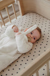 Hoeslaken Co-Sleeper Meyco Sweet Heart Sand/Black