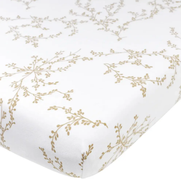 Hoeslaken Co-sleeper 50x90 Meyco Branches Sand