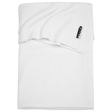 Deken Wieg Meyco Knit Basic Wit 75x100