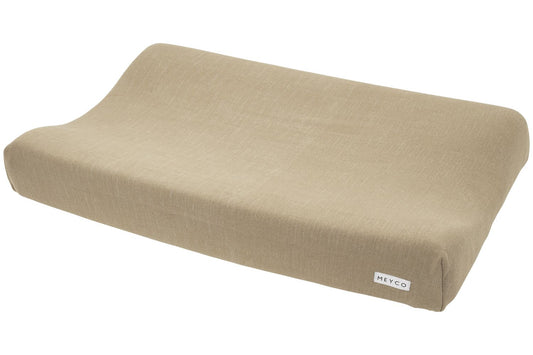 Aankleedkussenhoes Meyco Knit Basic Taupe