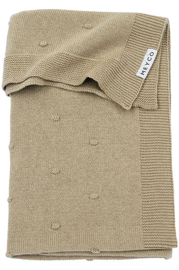 Deken Wieg Meyco Mini Knots Sand
