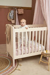 Deken Wieg Meyco Mini Knots Soft Pink