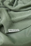Deken Ledikant Meyco Mini Knots Forest Green