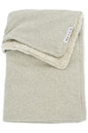 Deken Ledikant Meyco Knit Basic Teddy Sand Melange