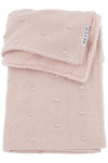 Deken Ledikant Meyco Mini Knots Teddy Soft Pink