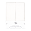 Laken Ledikant Little Boo Uni White 2-pack 100x150