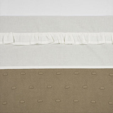 Laken Wieg Meyco Ruffle Offwhite