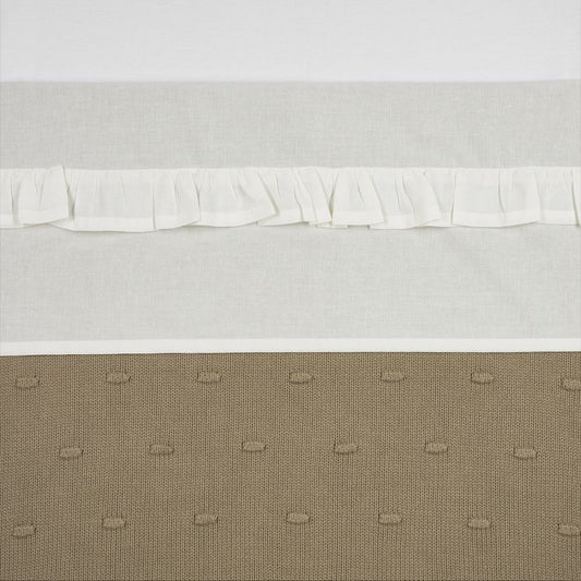 Laken Wieg Meyco Ruffle Offwhite