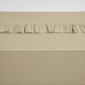 Laken Wieg Meyco Ruffle Sand